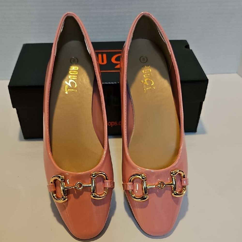 Rouge! Pink Flats Simple Elegance